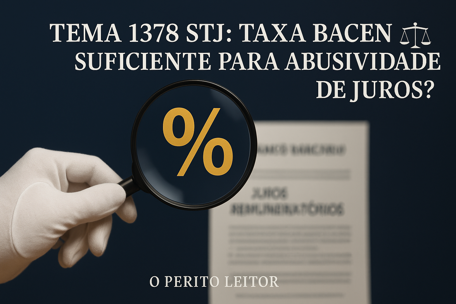 Tema 1.378/STJ — Juros remuneratórios: suficiência ou exclusividade da taxa média do Bacen na aferição da abusividade (afetação e suspensão — art. 1.037, II, CPC)