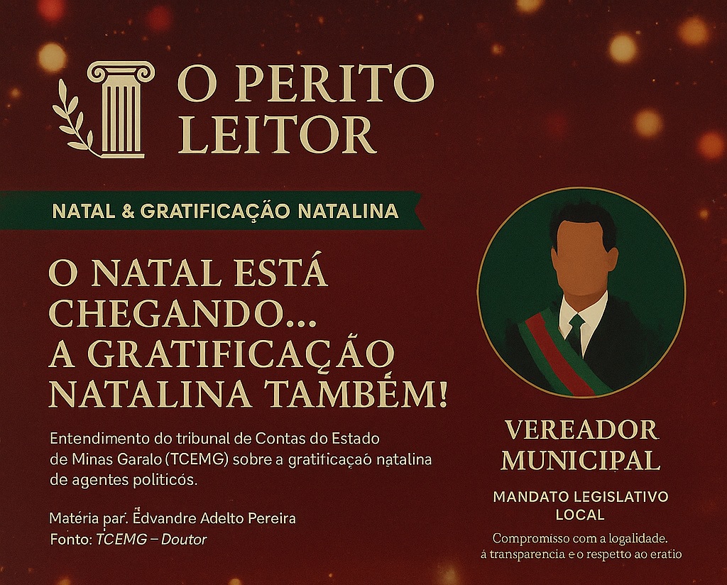 Gratificação Natalina – Entendimento do TCEMG